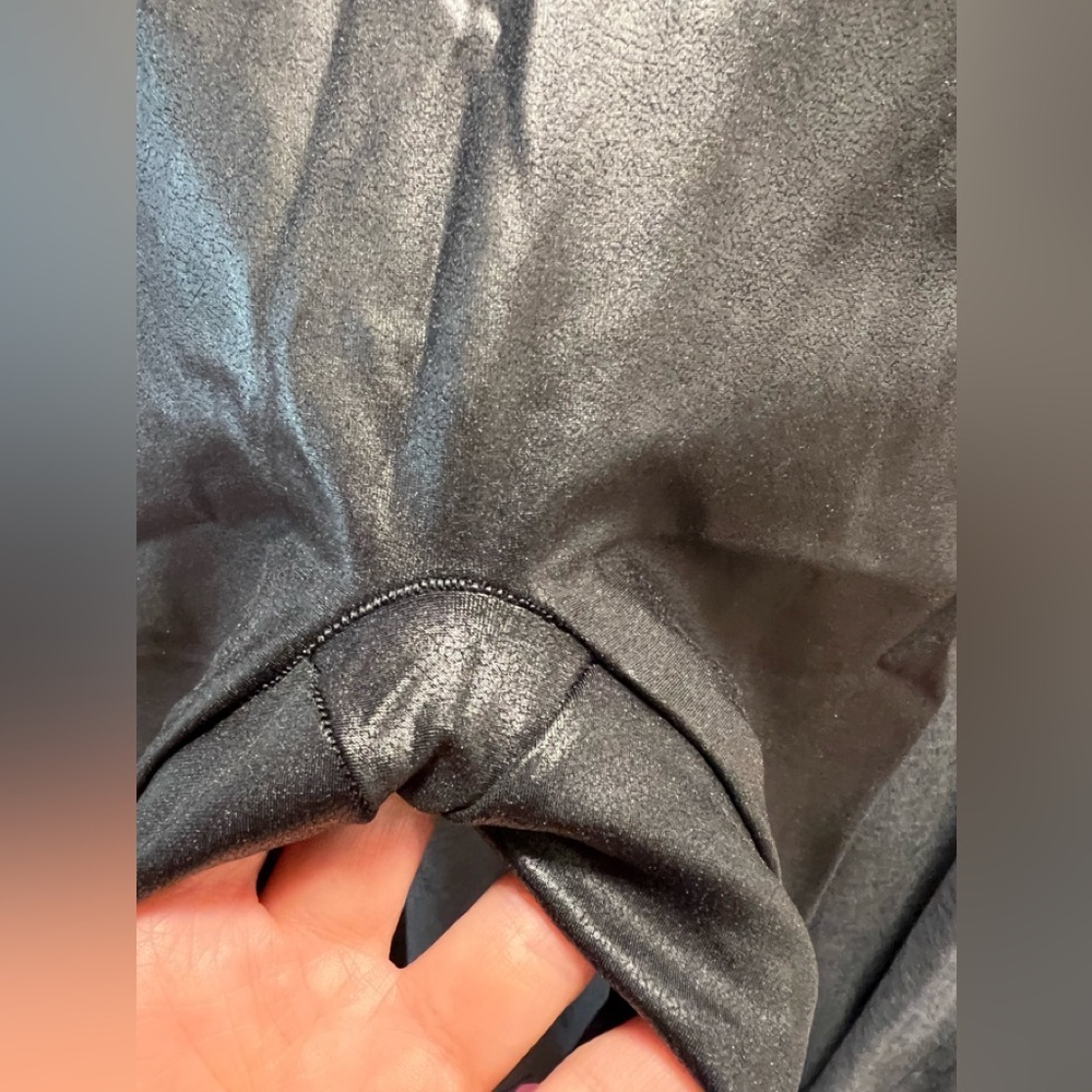 Spanx Faux Leather Leggings in Black - Picture 11 of 14